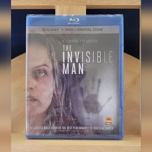 NWT THE INVISIBLE MAN - BLU-RAY + DVD + CODE Sealed New - Horror/ ELISABETH MOSS